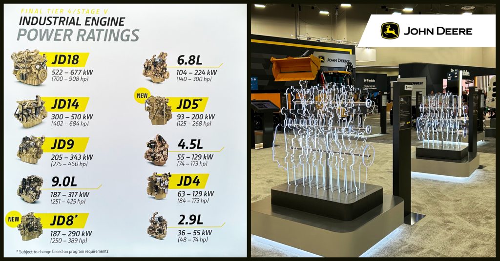New JD5 and JD8 industrial engines